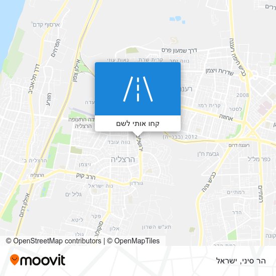 מפת הר סיני
