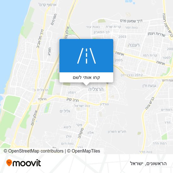 מפת הראשונים