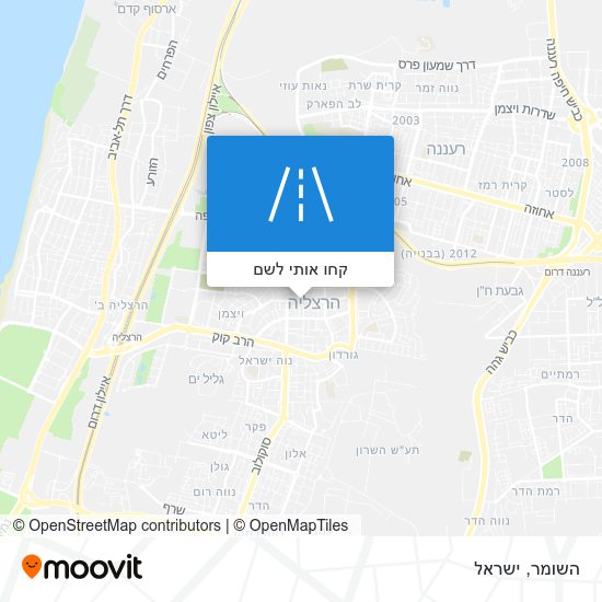 מפת השומר