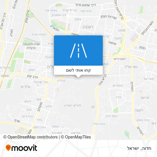 מפת חדוה