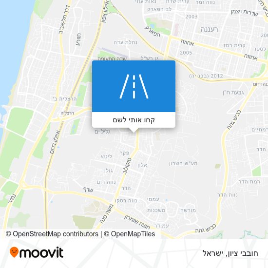 מפת חובבי ציון