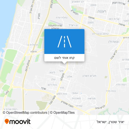 מפת יאיר שטרן