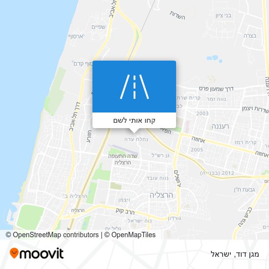מפת מגן דוד