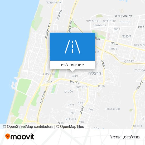 מפת מנדלבלט