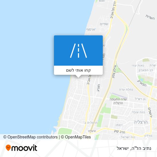 מפת נתיב הל"ה