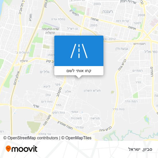 מפת סביון