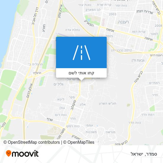 מפת סמדר