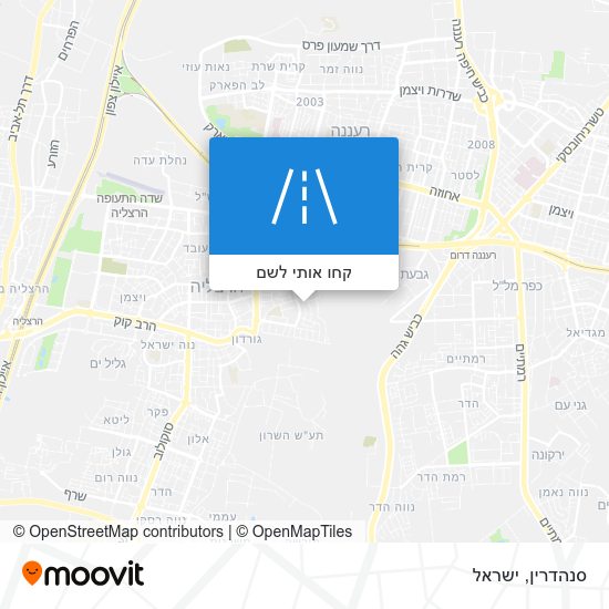 מפת סנהדרין