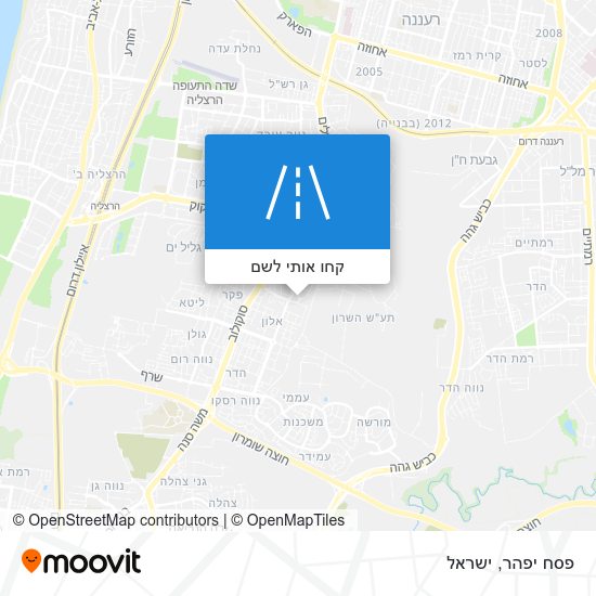 מפת פסח יפהר
