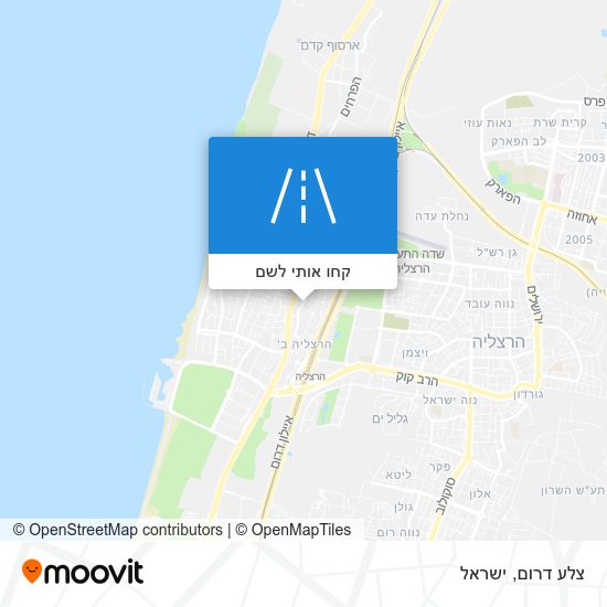 מפת צלע דרום