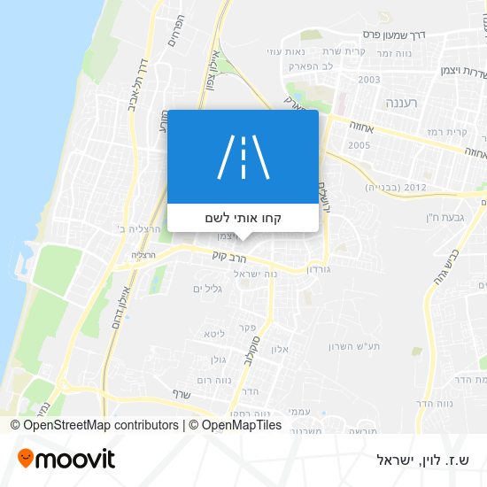 מפת ש.ז. לוין