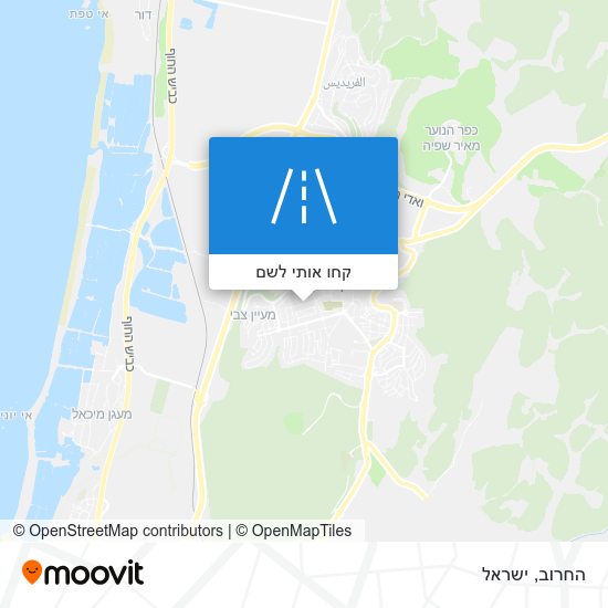 מפת החרוב