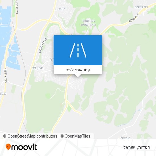 מפת הפדות