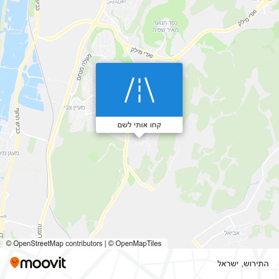 מפת התירוש