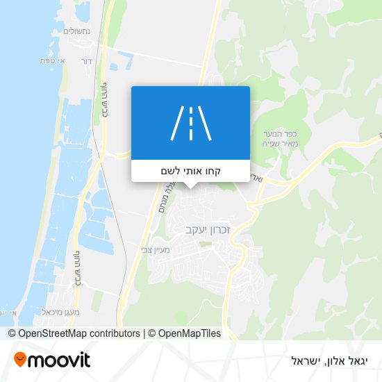 מפת יגאל אלון