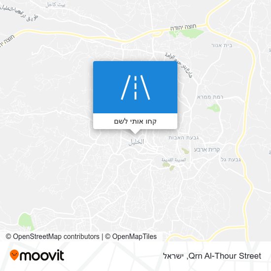 מפת Qrn Al-Thour Street