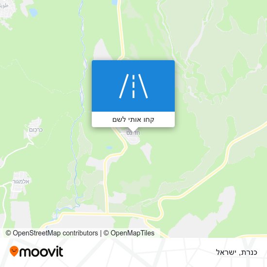 מפת כנרת