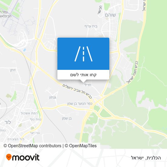מפת הכלנית