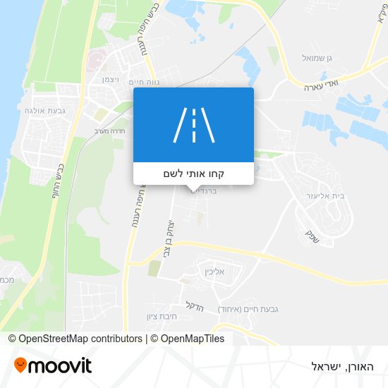 מפת האורן