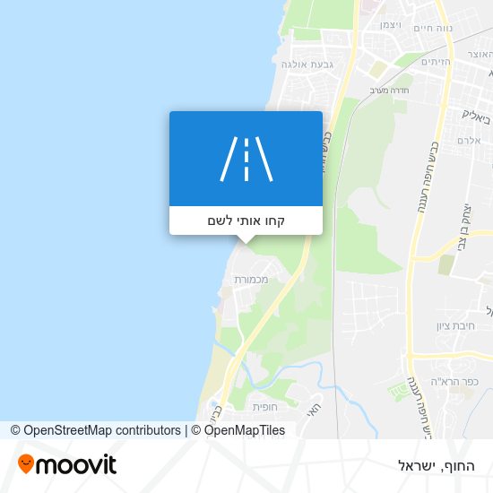 מפת החוף
