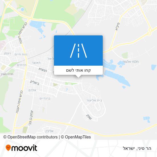 מפת הר סיני
