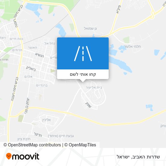 מפת שדרות האביב