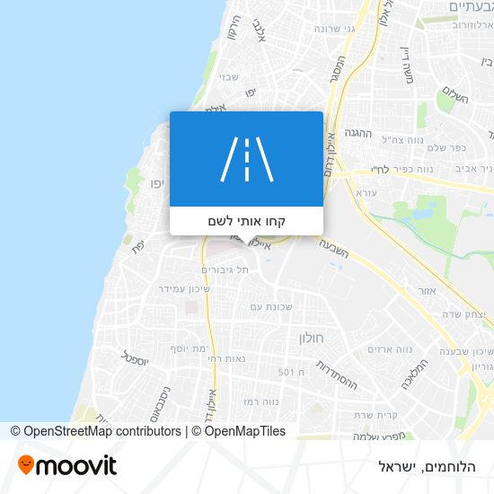 מפת הלוחמים