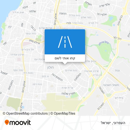 מפת העפרוני