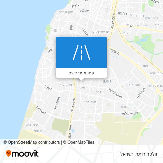 מפת וולטר רותר