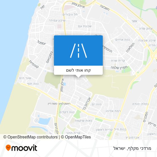 מפת מרדכי מקלף