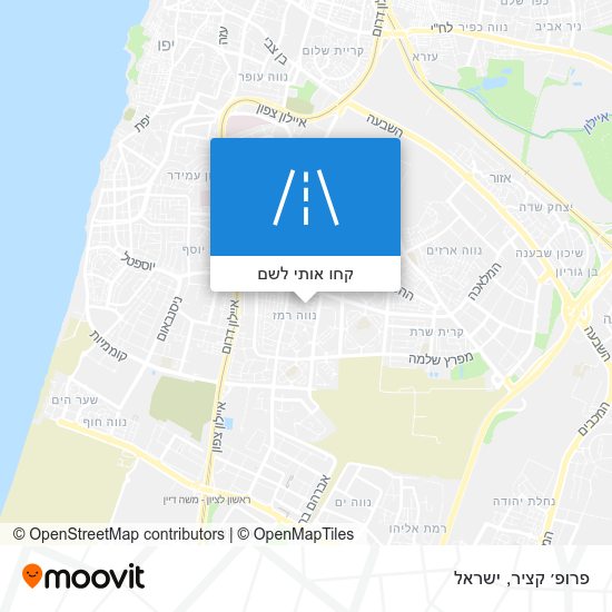 מפת פרופ׳ קציר