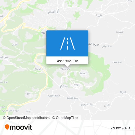 מפת גינת