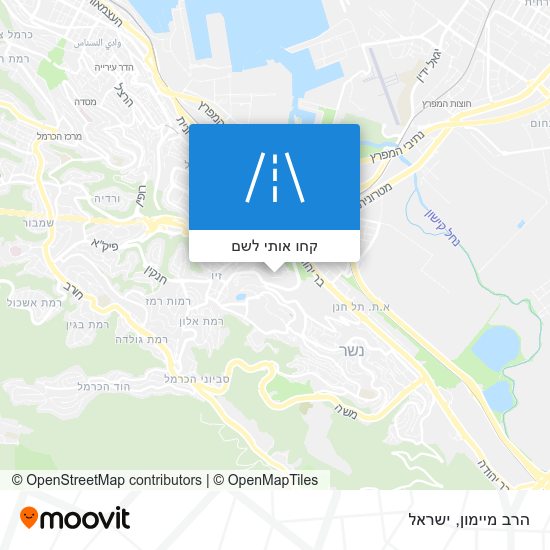 מפת הרב מיימון