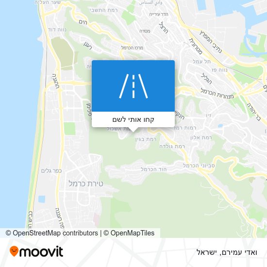 מפת ואדי עמירם