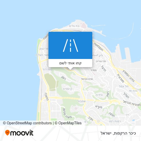 מפת כיכר הרקפות