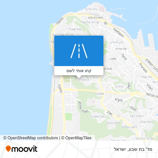 מפת מד' בת שבע