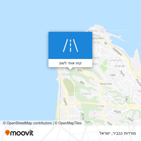מפת מורדות כבביר