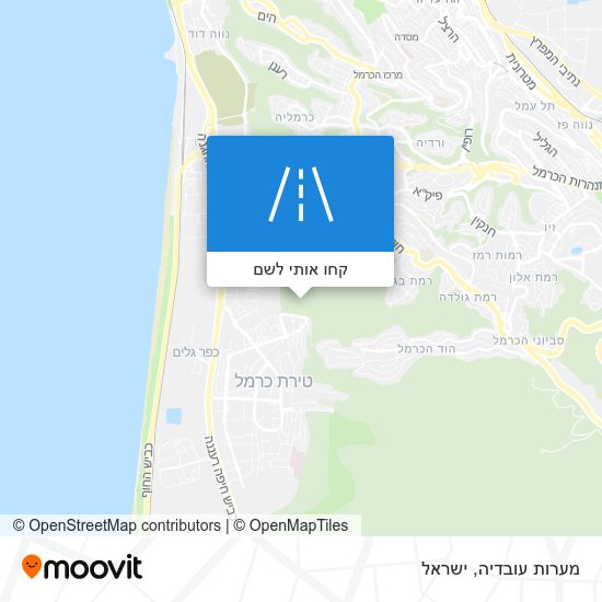 מפת מערות עובדיה