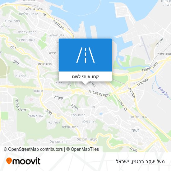 מפת מש' יעקב ברגמן