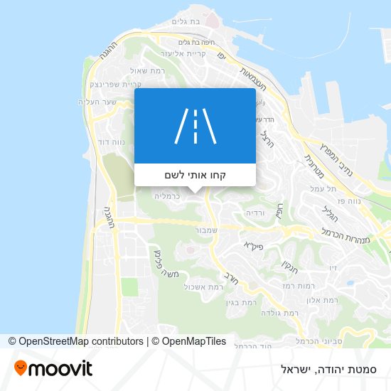 מפת סמטת יהודה