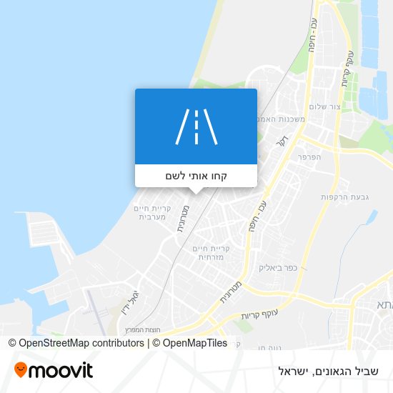 מפת שביל הגאונים