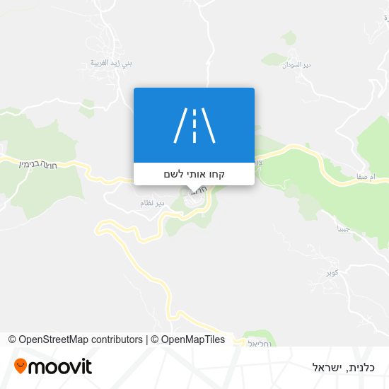 מפת כלנית