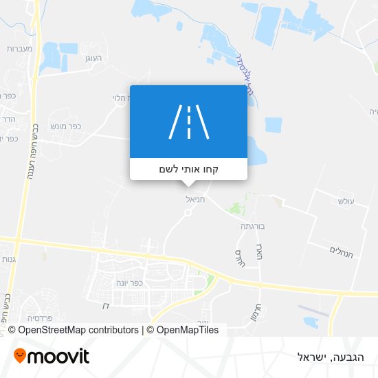 מפת הגבעה