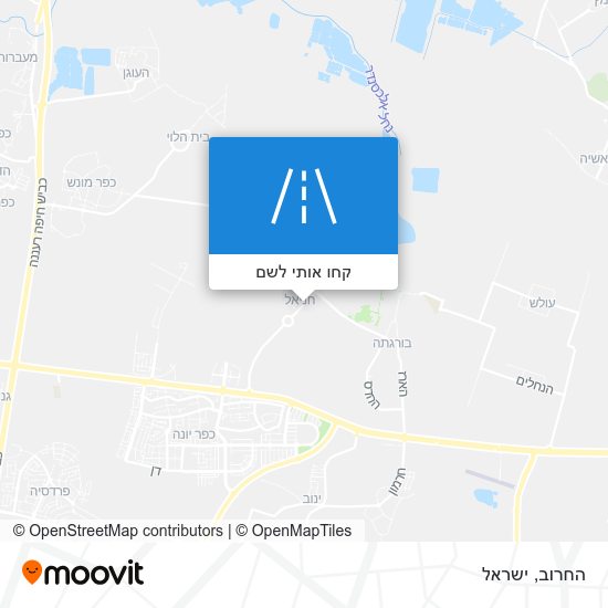 מפת החרוב