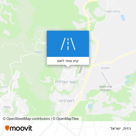 מפת הזית