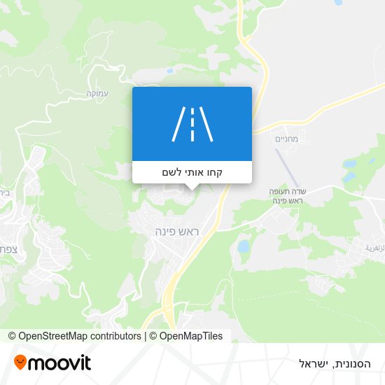 מפת הסנונית