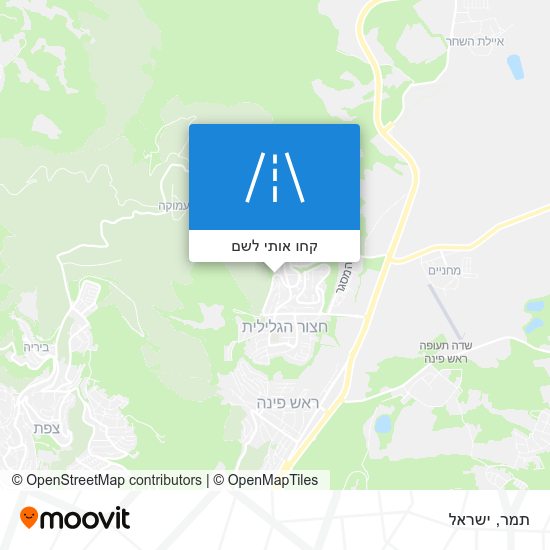 מפת תמר