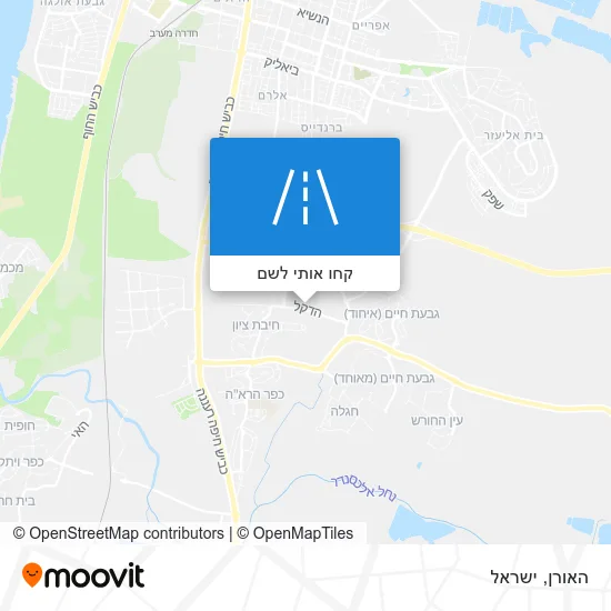 מפת האורן