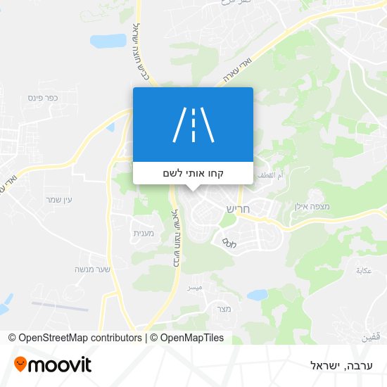 מפת ערבה