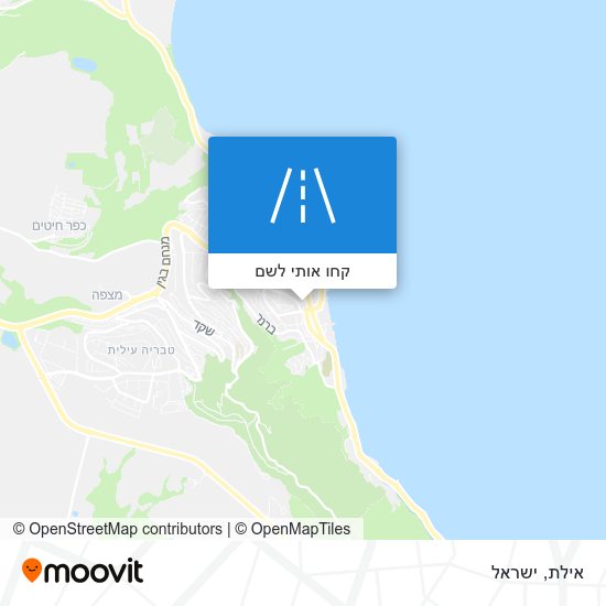 מפת אילת